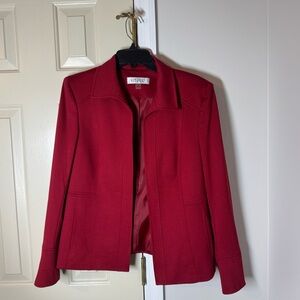 Kasper Women's Bold Red Blazer